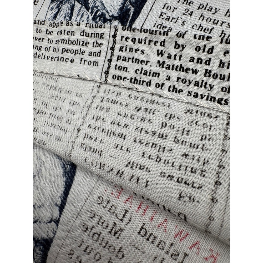 Vintage Liberty House Hawaii Honolulu Advertiser Newspaper Shirt M - Picture 6 of 10